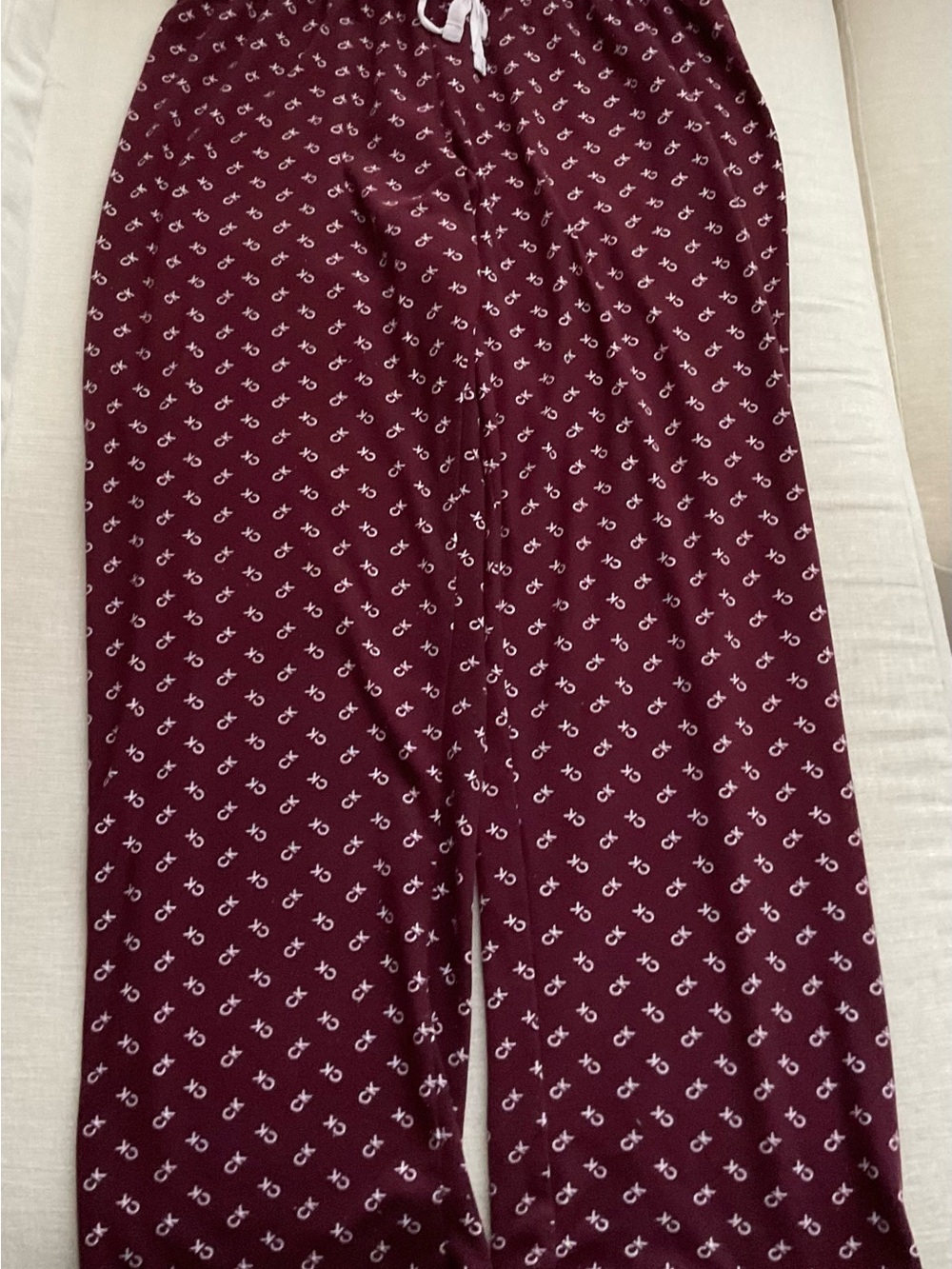 Calvin Klein Two Piece Fleece Long Sleeve Pajama Matching Set Loungewear Pants - Picture 9 of 9